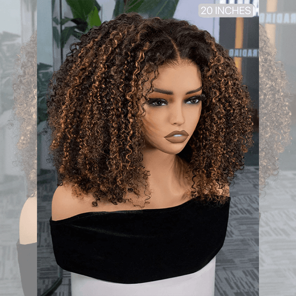Super Deal Summer Style Curly 6x5 Wear Go Glueless Lace Human Hair Wigs
