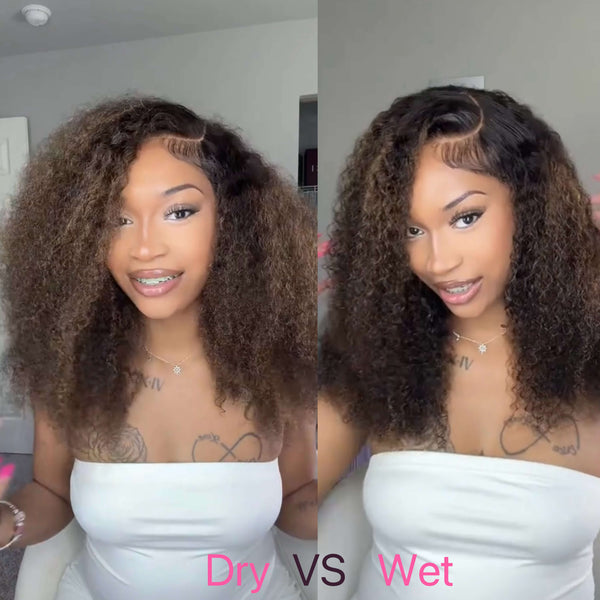 Super Deal Summer Style Curly 6x5 Wear Go Glueless Lace Human Hair Wigs