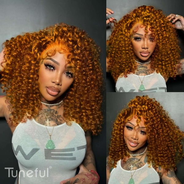 Super Deal Summer Style Curly 6x5 Wear Go Glueless Lace Human Hair Wigs
