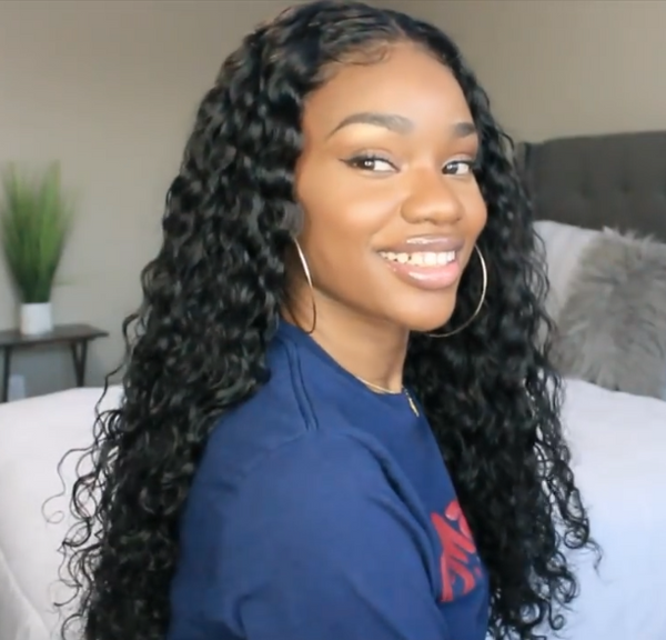 2023 New Curly 360 Lace Frontal Wigs Lace Front Human Hair