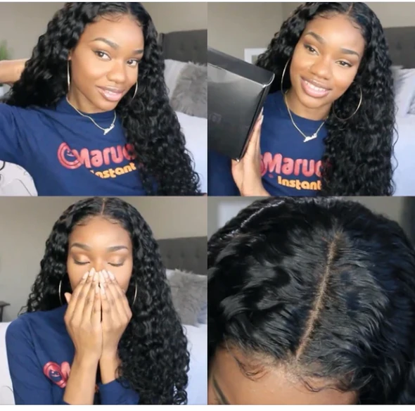 2023 New Curly 360 Lace Frontal Wigs Lace Front Human Hair
