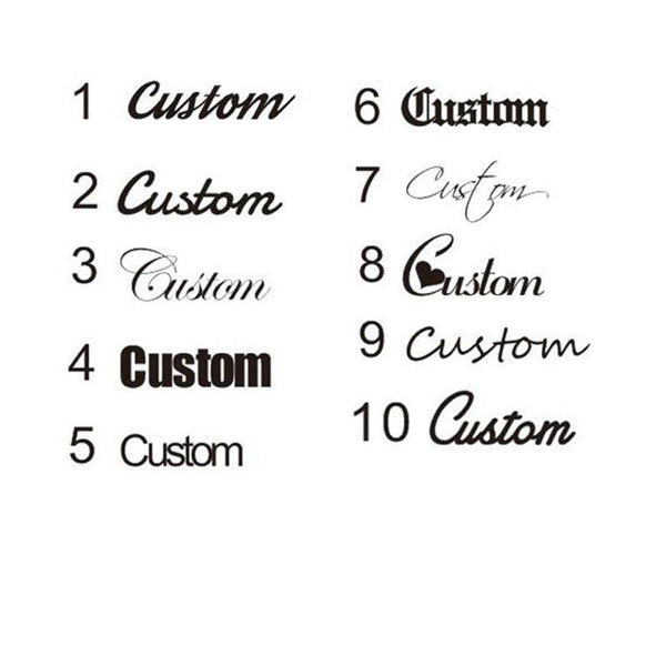 Unique 10 Fonts Custom Name Necklace