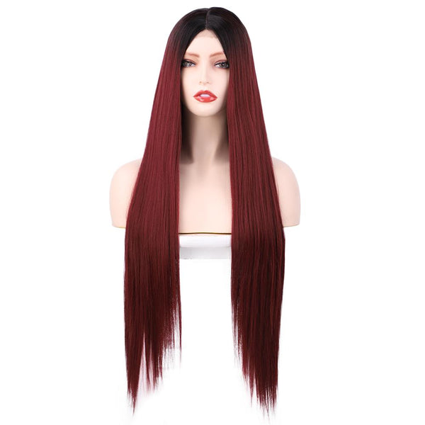 Hot Brazilian Long Straight Hair Mini Lace Front Wigs