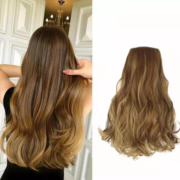 Wave Halo Clip in Hair Extensions Wigs