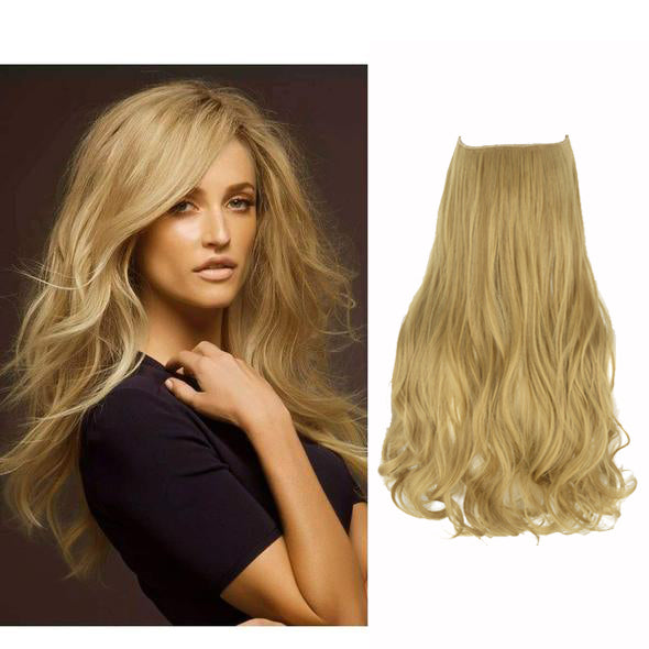 Wave Halo Clip in Hair Extensions Wigs