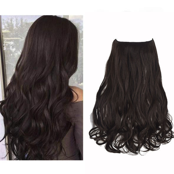 Wave Halo Clip in Hair Extensions Wigs