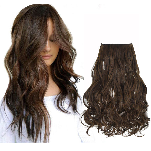 Wave Halo Clip in Hair Extensions Wigs