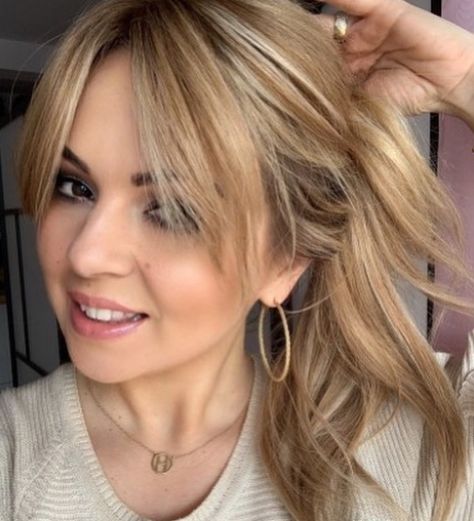 Natural Human Hair Topper With Bangs