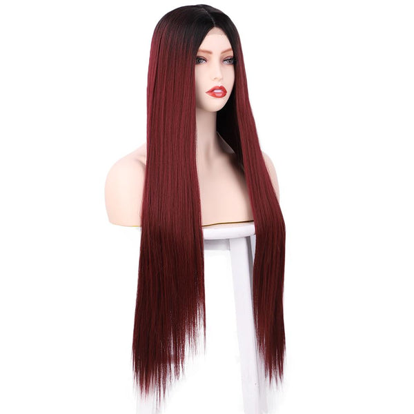 Hot Brazilian Long Straight Hair Mini Lace Front Wigs