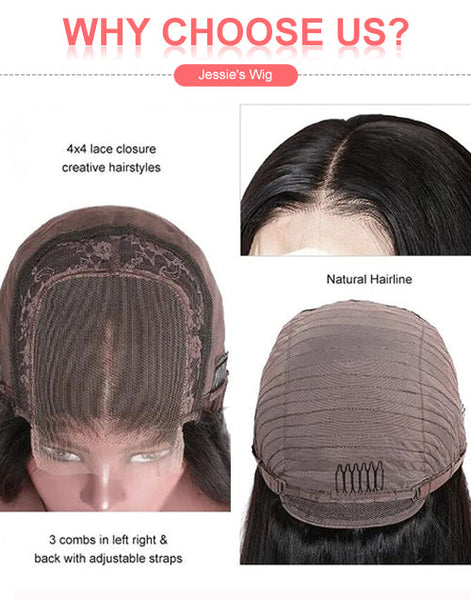 Burgundy Layer Cut Straight Bob Wigs With Bangs No Glue No Gel Fringe Wigs