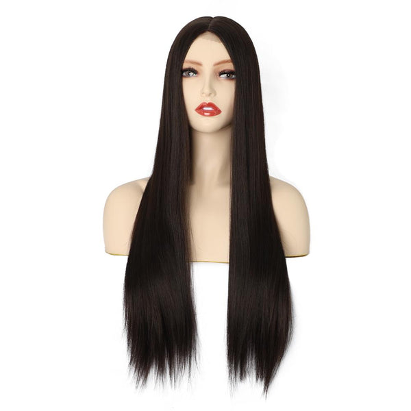 Hot Brazilian Long Straight Hair Mini Lace Front Wigs
