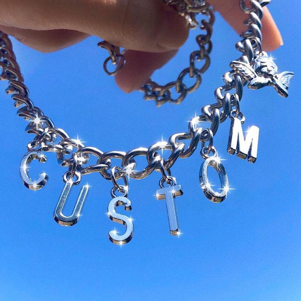 Custom Angel SS Choker Necklace
