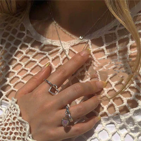 Cute Heart Rings