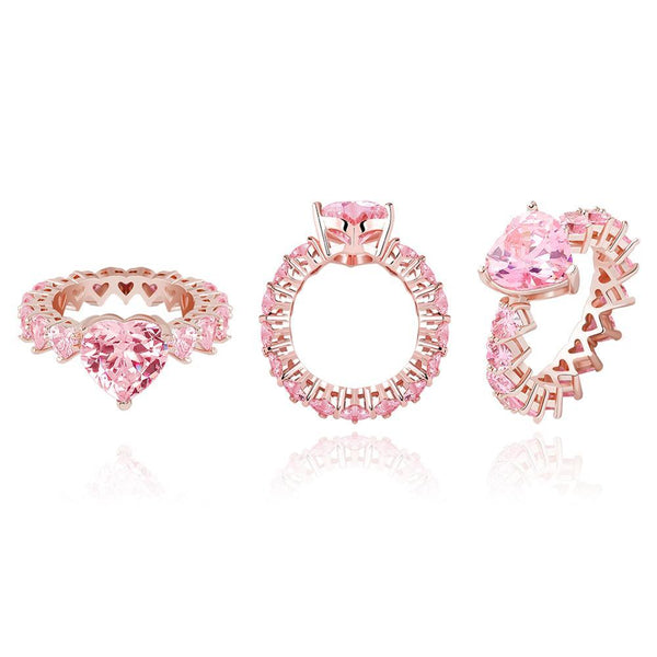 Heart Quality CZ Diamond Ring