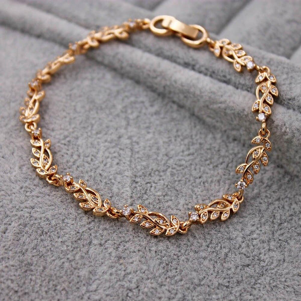 Fahion Waterdrop heart CZ Diamond  Bracelet Trendy Elegant Jewelry
