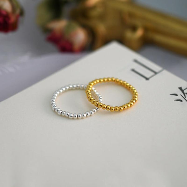 Fashion 3-4mm Mini Small Natural Freshwater Pearl Couple Rings for Women Real 925 Sterling Silver Jewelry Women Gift