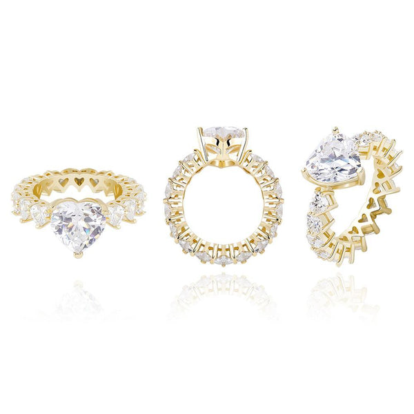 Heart Quality CZ Diamond Ring