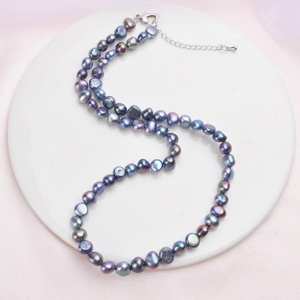 Freshwater Pearl Necklace Vintage Baroque Pearl Jewelry for Women 2021 Trend Gifts for The New Year