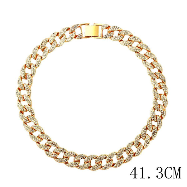 Iced Out Cuban Chain Choker