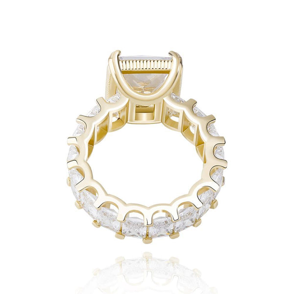 Square CZ Diamond Ring