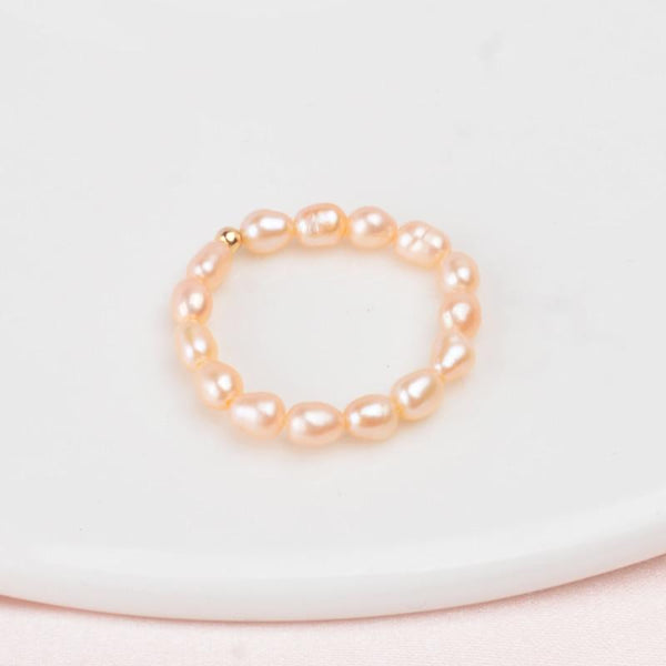 Fashion 3-4mm Mini Small Natural Freshwater Pearl Couple Rings for Women Real 925 Sterling Silver Jewelry Women Gift