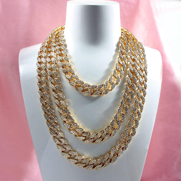 Iced Out Cuban Chain Choker