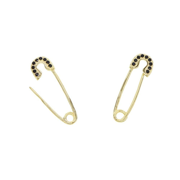 CZ Pin Earring New Design Lady Gift Gold Filled Simple Multi Piercing Jewelry A pair