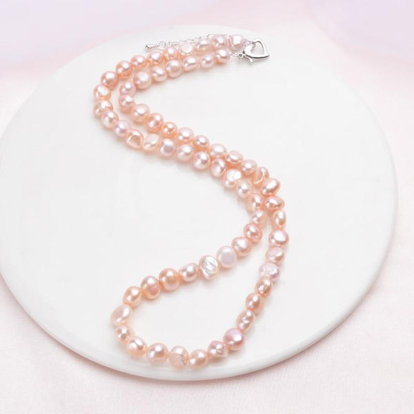 Freshwater Pearl Necklace Vintage Baroque Pearl Jewelry for Women 2021 Trend Gifts for The New Year