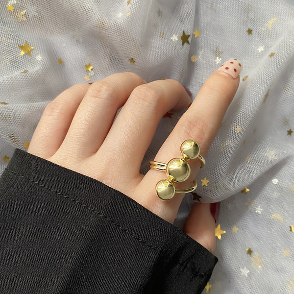Circular Rings Set Opening Index Finger Accessories Buckle Tail Ring