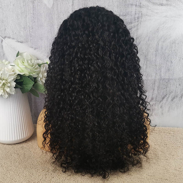 Undetectable Clear Lace Melt Skin Water Wave 13x6 Lace Front Wig Hair