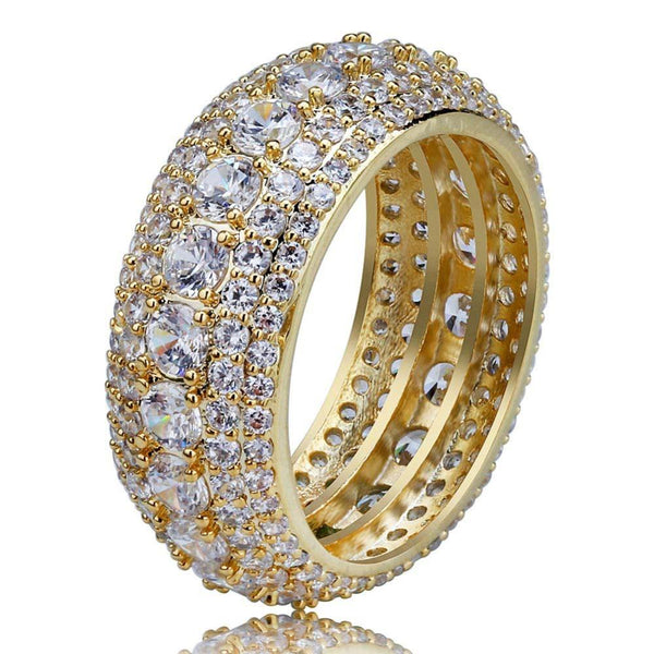 Men's Iced Out Circle Ring