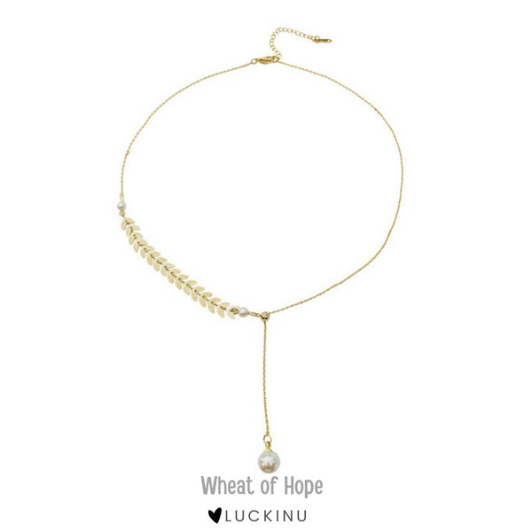 "Wheat of Hope" Pearl Necklace