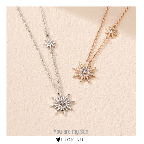 "You are my Sun" Sterling Silver Necklace