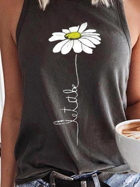 Cotton-Blend Casual Sleeveless Vests