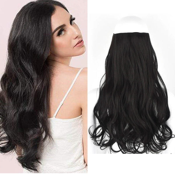 Wave Halo Clip in Hair Extensions Wigs