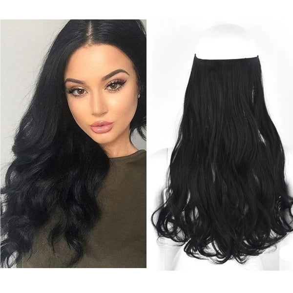 Wave Halo Clip in Hair Extensions Wigs
