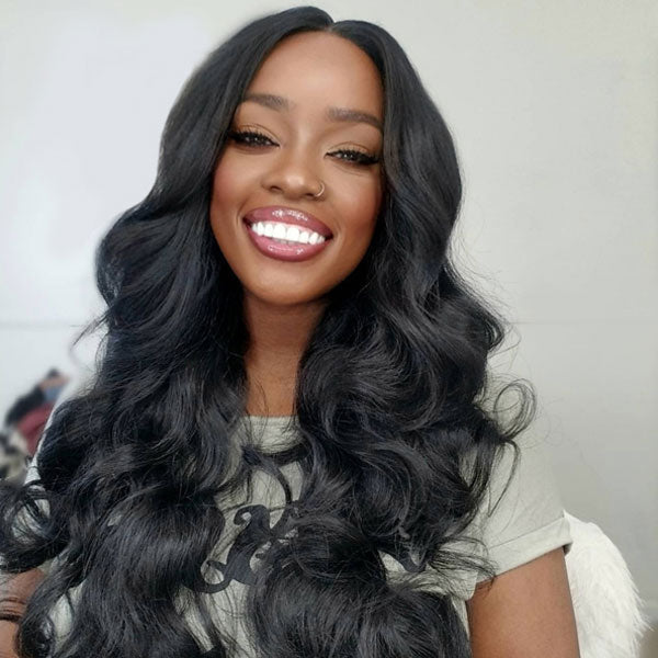 Mslynn HD Lace Wigs Body Wave Wig Transparent 13x4 Lace Front Wig