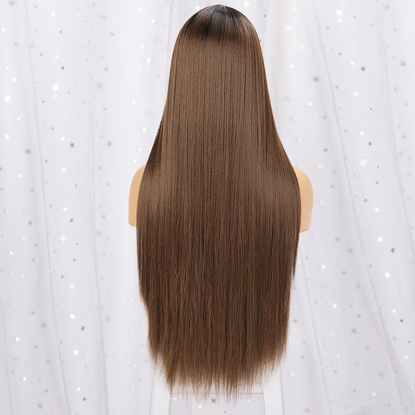 Hot Brazilian Long Straight Hair Mini Lace Front Wigs
