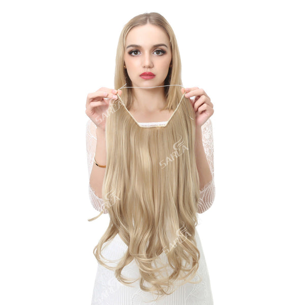 Wave Halo Clip in Hair Extensions Wigs