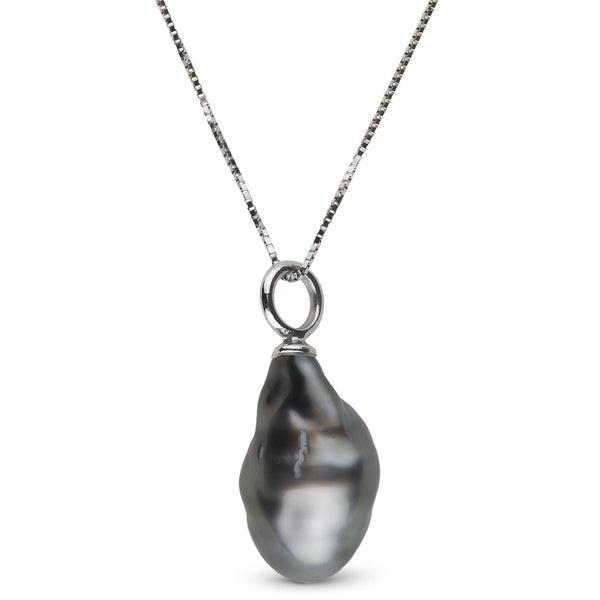 Muse Collection Unique Keshi Tahitian Pearl Pendant