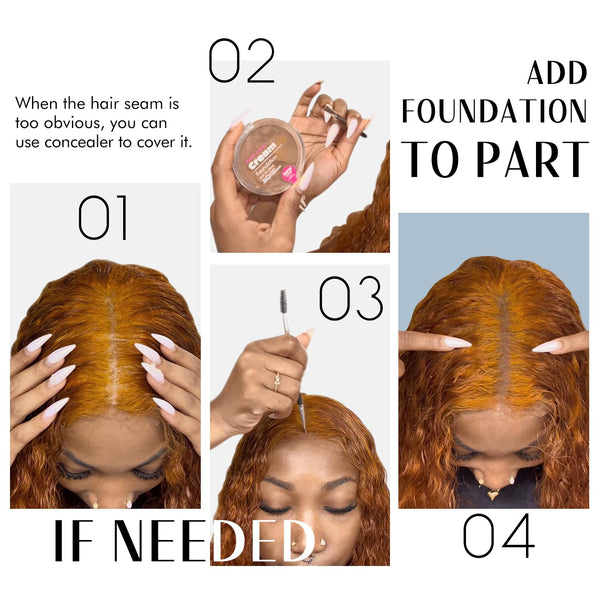 Wide Wig Grip Headband, Wig Grip Band for Securing, Nude, 1 Piece