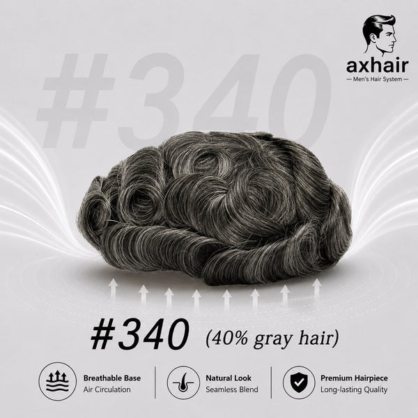 Upgrade Mirage 0.04-0.06mm Full Super Thin Skin Single Knots Base  Toupee for Men  Celebrities Choice