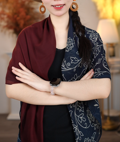 110 Size Sunscreen Large Silk Scarf/Shawl Gift