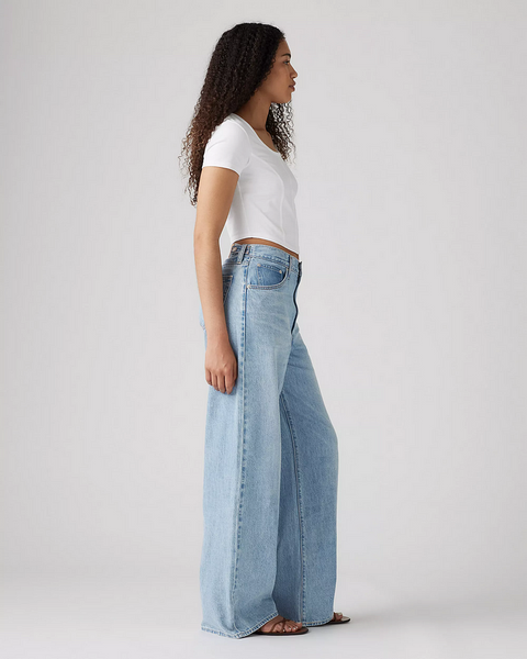 Adjustable Womens Cinch Baggy Jeans