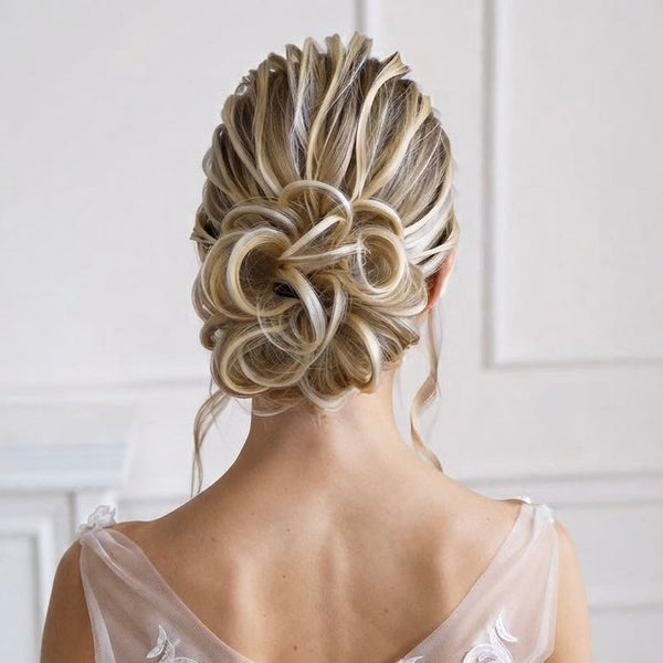 Large Messy Hair Bun Curly Synthetic hair