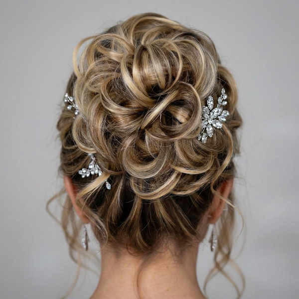 Large Messy Hair Bun Curly Synthetic hair