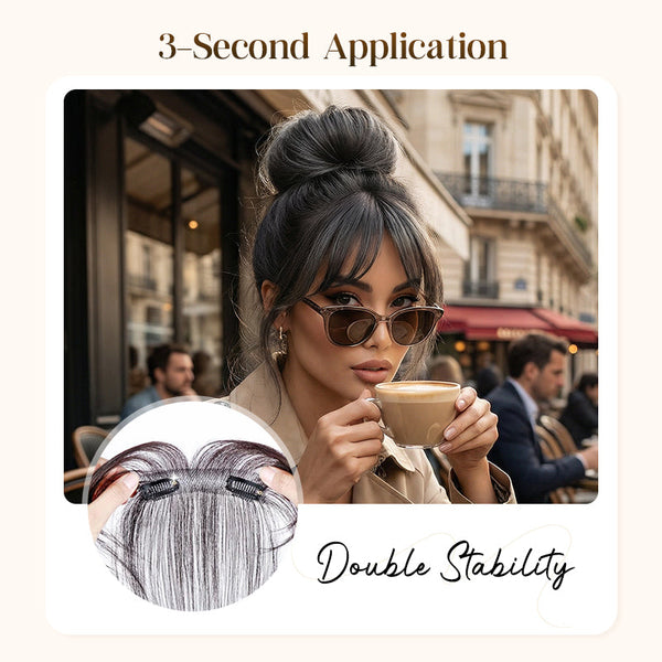 ❄️ Winter Limited Time Half Price - Seamless Clip-In Hair Topper 🥰