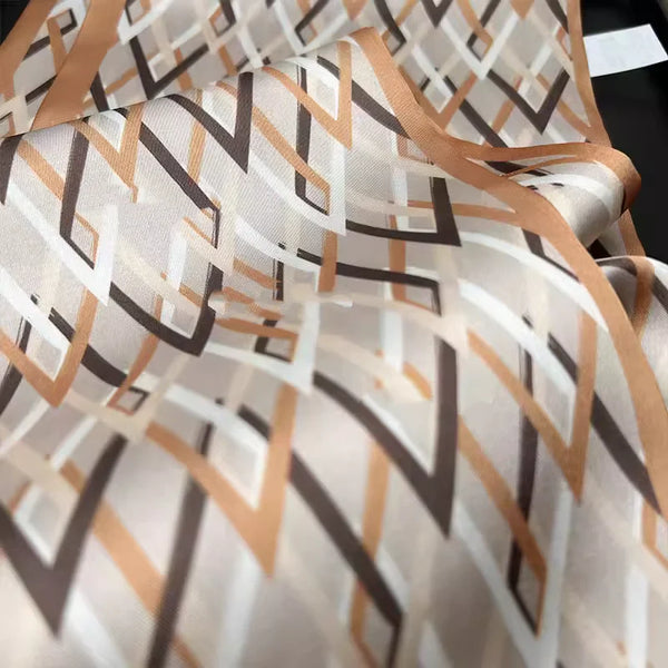 Double V-shaped long ribbon