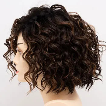 Premium Curly Mono Base Hair Toppers Human Hair for Women