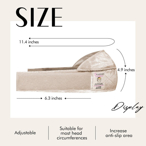 Wide Wig Grip Headband, Wig Grip Band for Securing, Nude, 1 Piece